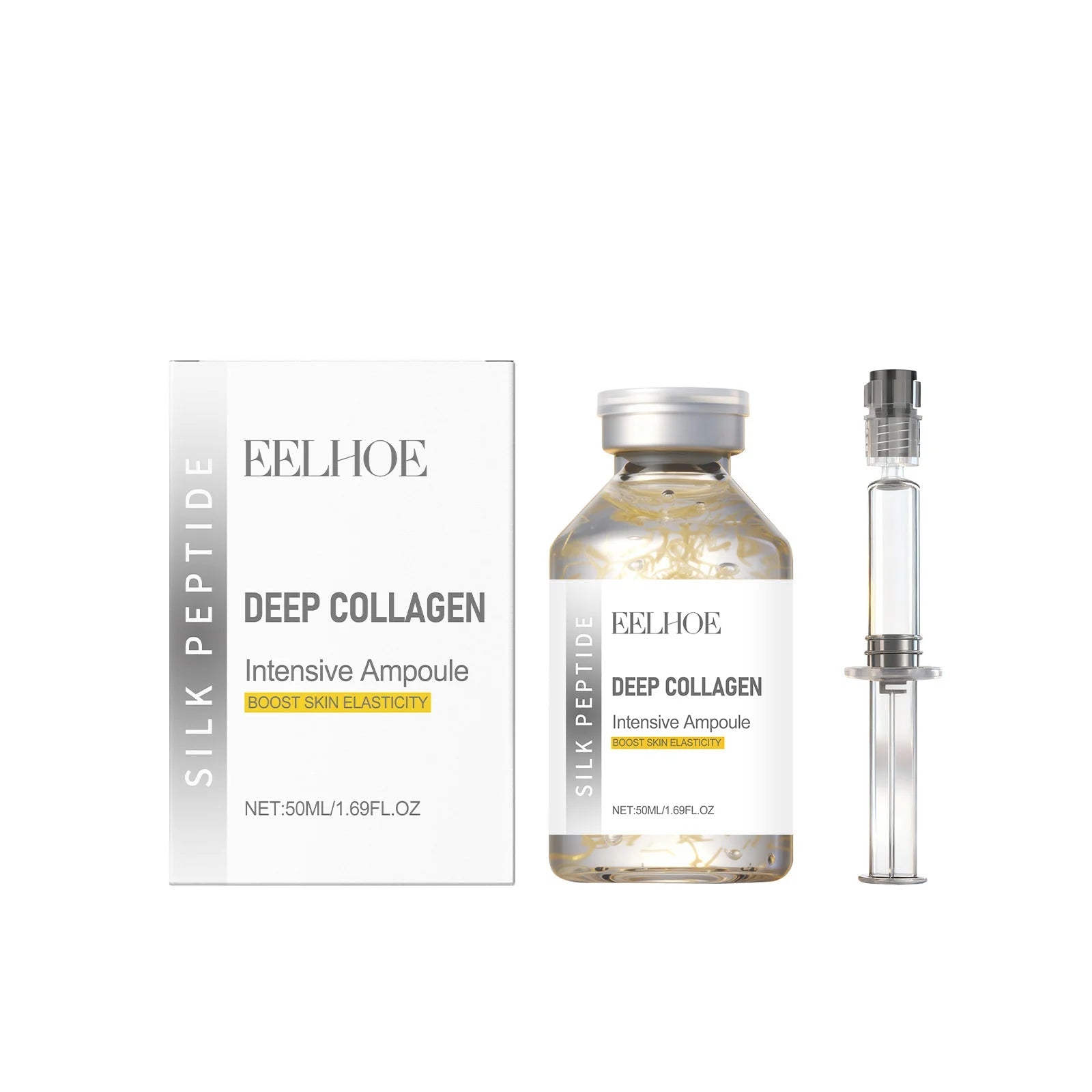 Deep Collagen Silk Peptide Intensive Lifting Ampoule Tighten Skin Elasticity Enhanced Reduce Fine Lines and Wrinkles Face Serum LumieveSkin