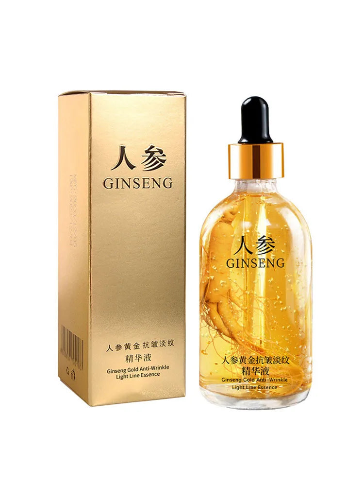 Ginseng Essence Polypeptide Anti-aging Essential Oil Gold Polypeptide Anti Wrinkle Essence Tighten Loose Skinreduce Fine Lines LumieveSkin