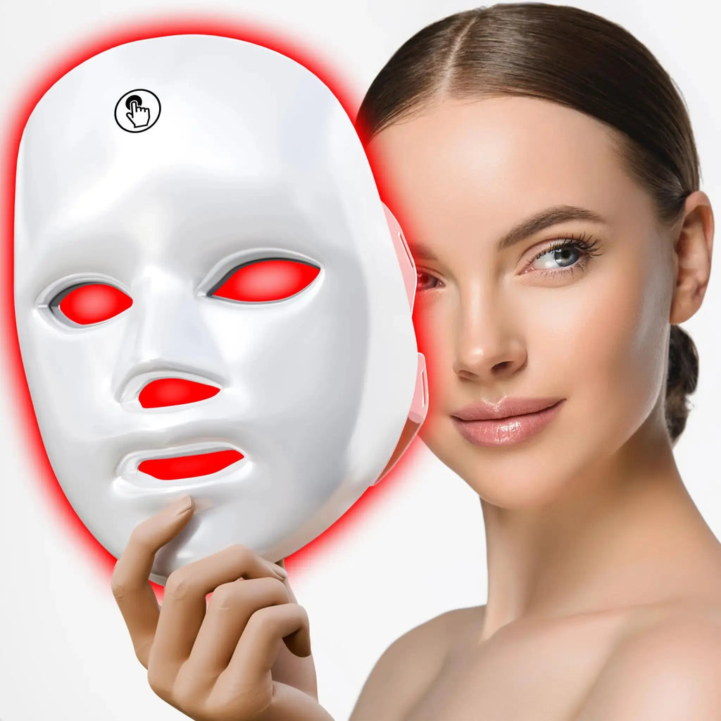 7-in-1 LED Face Mask | Red Light Therapy & Skin Rejuvenation Device Oma kauppa