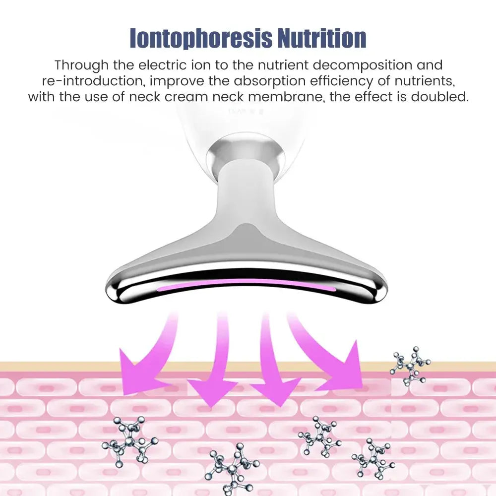 Face & Neck Lift EMS Device | LED Therapy Anti-Aging Massager Oma kauppa