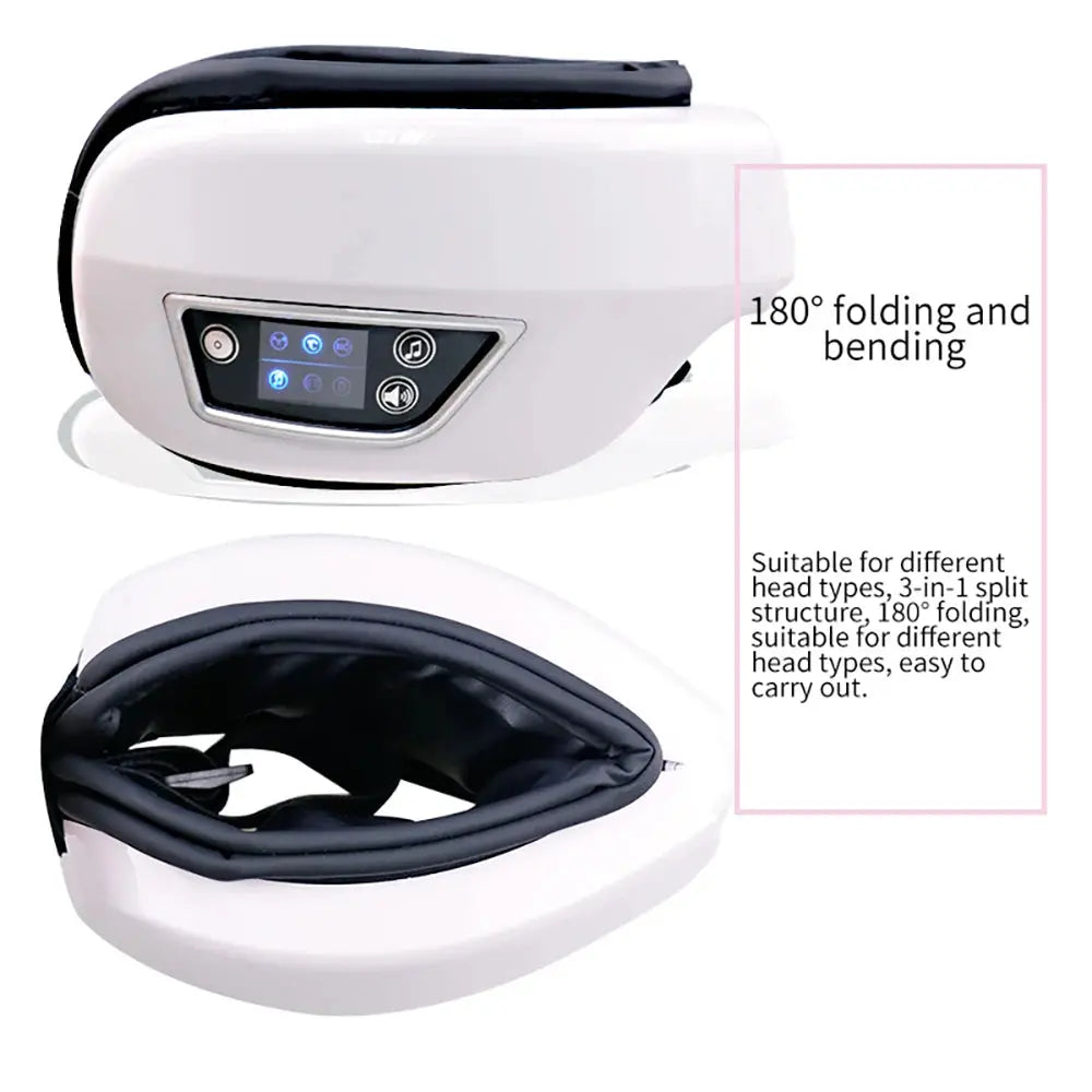 Smart Portable Vibration Eye Massager with Bluetooth Music & Airbag Compression Oma kauppa