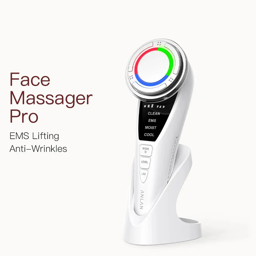 ANLAN EMS Facial Massager Pro | Face Lifting & Anti-Aging Skincare Device Oma kauppa